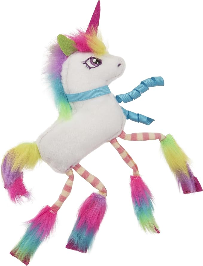 SmartyKat Dazzle Unicorn Crinkle Plush Catnip Cat Toy - White, One Size