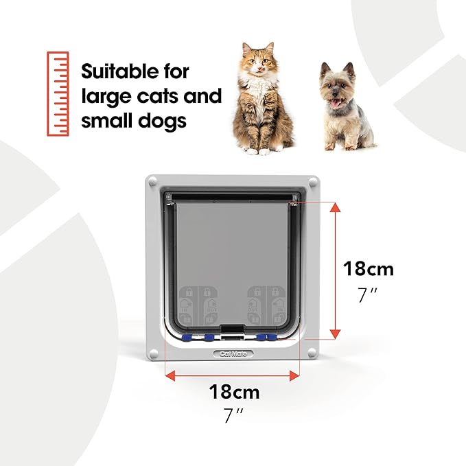 Cat Mate 4 Way Locking Large Cat / Small Dog Door