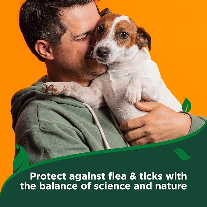 Vet’s Best Flea & Tick Dog Easy Spray – Cotton Spice Scent – Natural Flea & Tick Prevention – Kills Fleas & Ticks for Dogs – 14oz