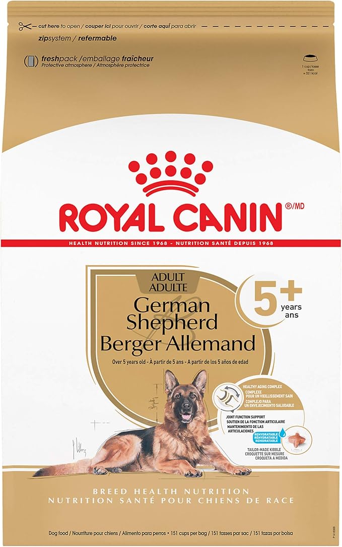 Royal Canin German Shepherd Adult 5+ Dry Dog Food for Aging Dogs, 28 lb Bag