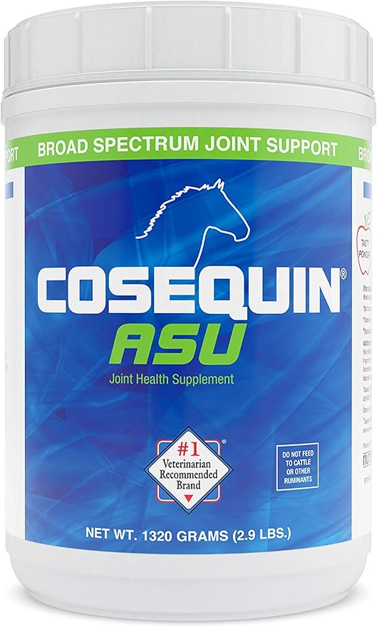 Nutramax Cosequin ASU Joint Health Supplement for Horses - Powder with Glucosamine, Chondroitin, ASU, and MSM, 1320 Grams