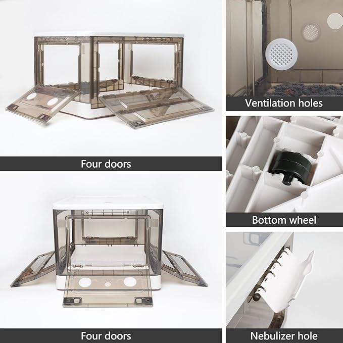 Puppy Incubator - Incubator for Puppies with Heating and Fan Features, Kitten Incubator,Puppy Incubator for Dogs, Incubator for Newborn Puppies and Kittens