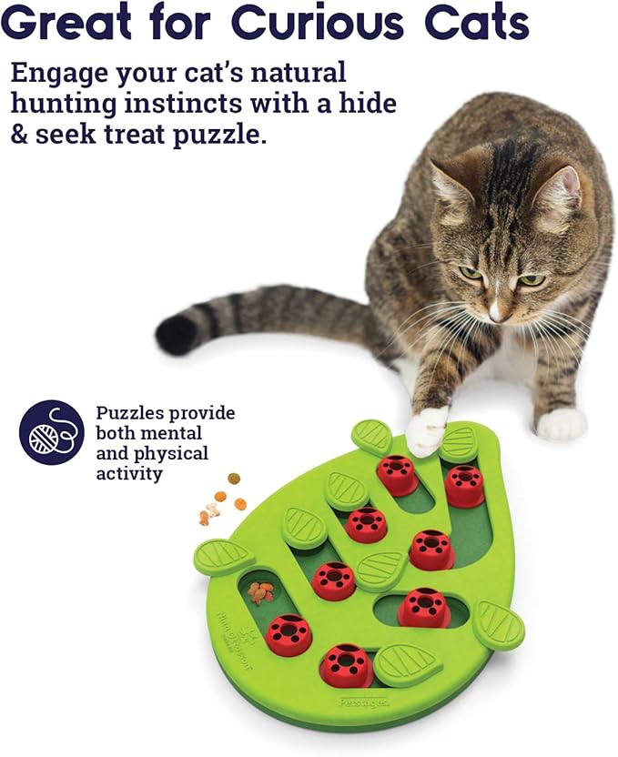 Catstages by Nina Ottosson Buggin' Out Puzzle & Play - Interactive Cat Treat Puzzle