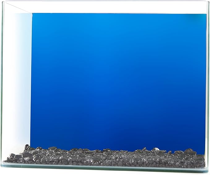 Penn-Plax Reversible Double-Sided Aquarium Background - Side 1 Blue Gradient/Side 2 Underwater Plant Life (DBC10CB)