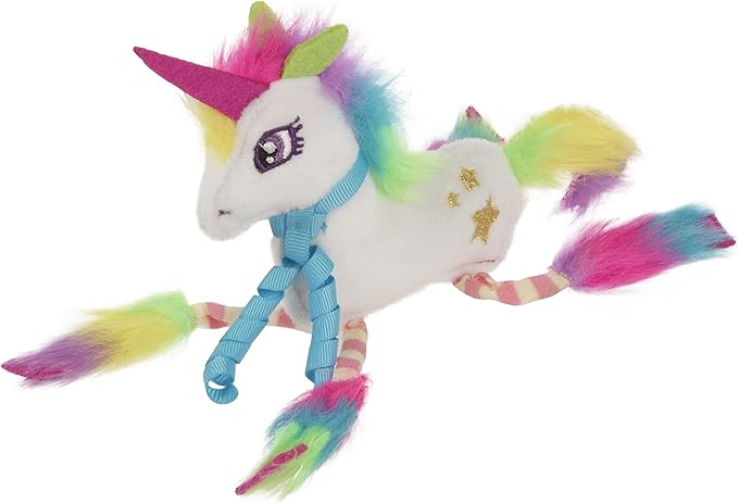 SmartyKat Dazzle Unicorn Crinkle Plush Catnip Cat Toy - White, One Size