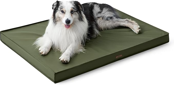 Lesure Outdoor Waterproof Dog Beds for Large Dogs - Dog Bed Washable with Oxford Fabric Surface, Large Orthopedic Foam Pet Bed with Removable and Durable Cover, Machine Washable