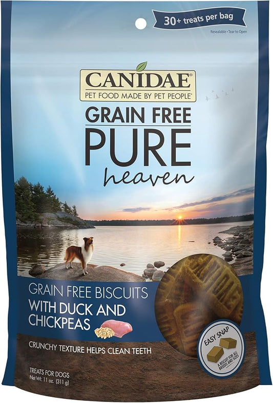 CANIDAE® PURE Heaven Biscuits with Duck & Chickpeas Dog Treats 11 oz.
