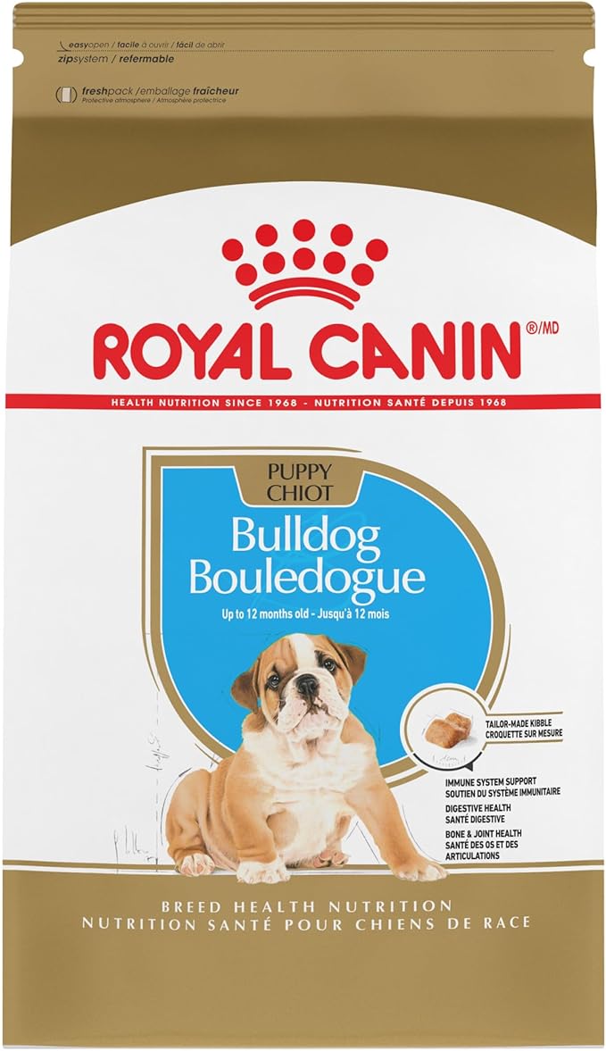 Royal Canin Bulldog Puppy Dry Dog Food, 30 lb bag