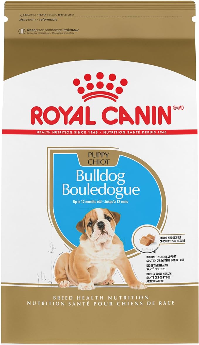 Royal Canin Bulldog Puppy Dry Dog Food, 30 lb bag