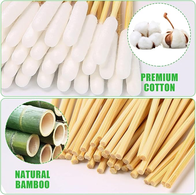 Long Qtips,500pcs-4.7 Inch,Dog Qtips,Dog Ear Swabs, Ear Cleaner for Dogs,Dog Ear Cleaning, Pet Ear Cleaner,Dog Cotton Swabs,Long Cotton Swabs for Dogs and Pets