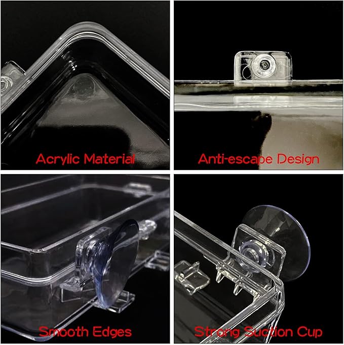 Tfwadmx 2 Pcs Chameleon Bowl, Reptile Feeding Food, Water Dish Gecko Worm Feeder Anti-Escape Chameleon Supplies Accessories for Lizard Bearded Dragon Snakes