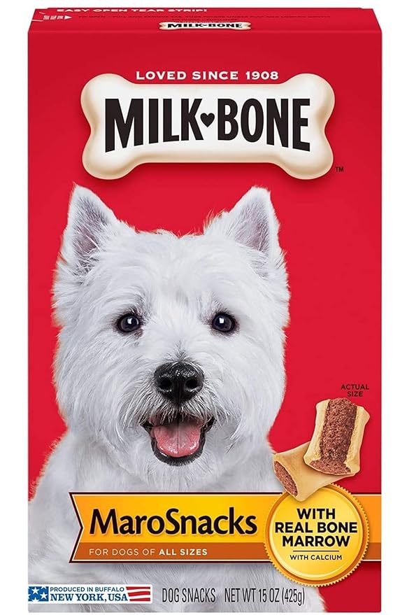 MilkBone MaroSnacks Dog Treats for Small Dogs 15 Ounces