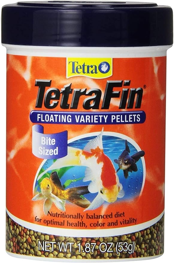 Tetra 77035 TetraFin Floating Variety Pellets, 1.87-Ounce, 185-ml (4 Pack)