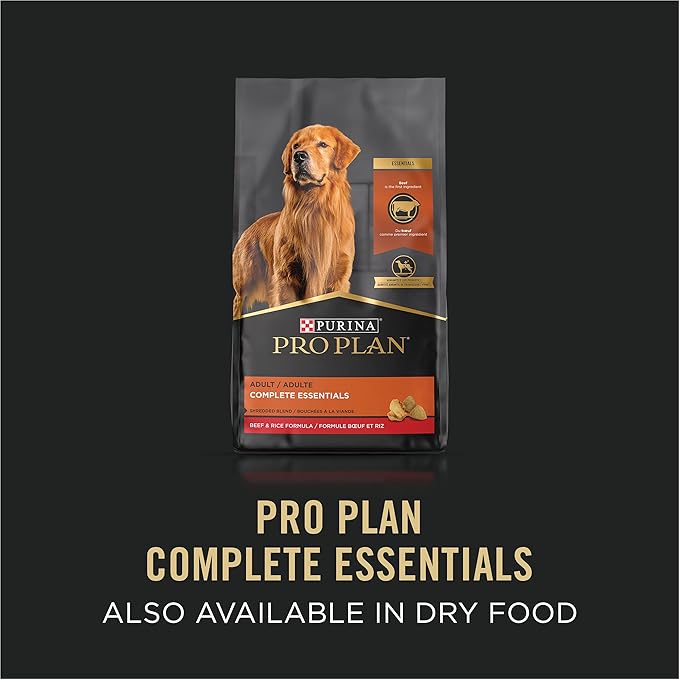 Purina Pro Plan High Protein Dog Food Gravy, Shredded Turkey, Peas and Brown Rice Entree - 5.5 oz. Can