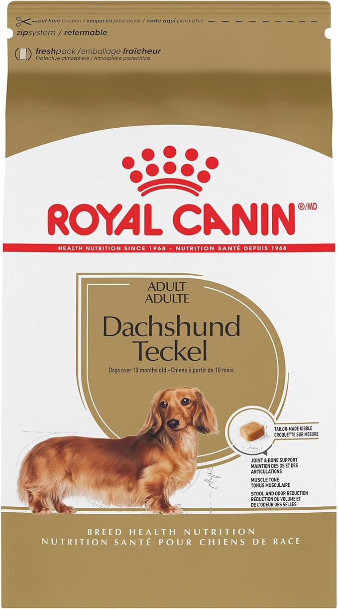 Royal Canin Dachshund Adult Breed Specific Dry Dog Food, 2.5 lb Bag