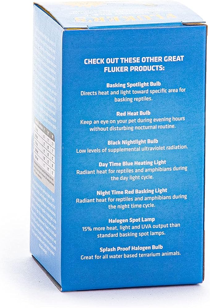 Fluker's Incandescent Reptile Lighting, Full Spectrum Daylight Bulb for Reptiles, Made with Neodymium, Provides Infrared Light, 75-Watt