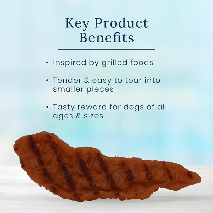 Blue Buffalo Nudges Grillers Natural Dog Treats, Steak, 5oz Bag