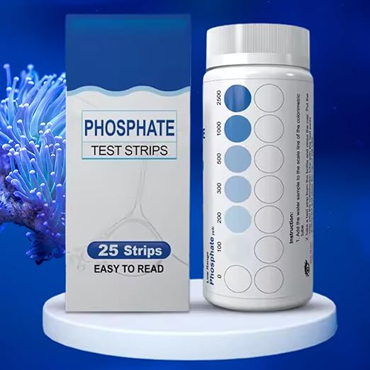 Aquarium Phosphate Test Strips - for Fresh/Salt Water Aquariums, Pools, Spas, Lab Grade, for Professional Or Home Use - Fast & Accurate Results