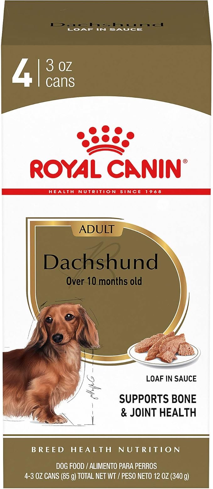 Royal Canin Dachshund Adult Breed Specific Wet Dog Food, 3 oz. can