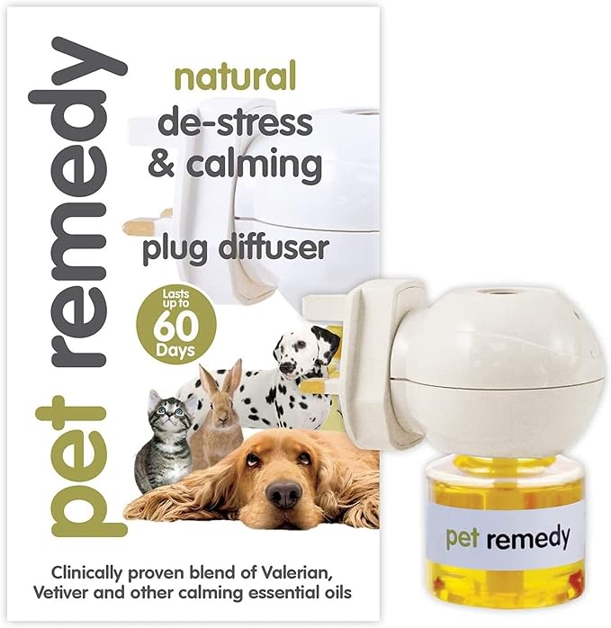 Pet Remedy Natural De-Stress & Calming Plug-in Diffuser for Cats & Dogs 40 mL