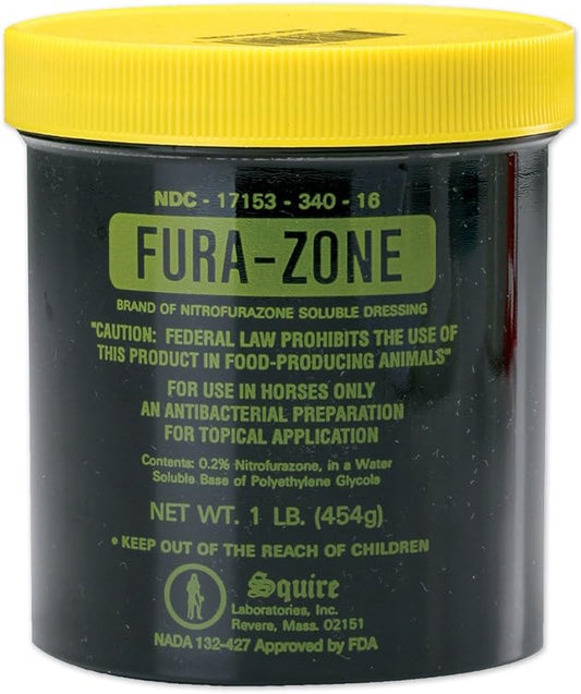 VAN NESS PLASTIC MOLDING Fura-Zone Ointment for Horses, 1 Pound Container