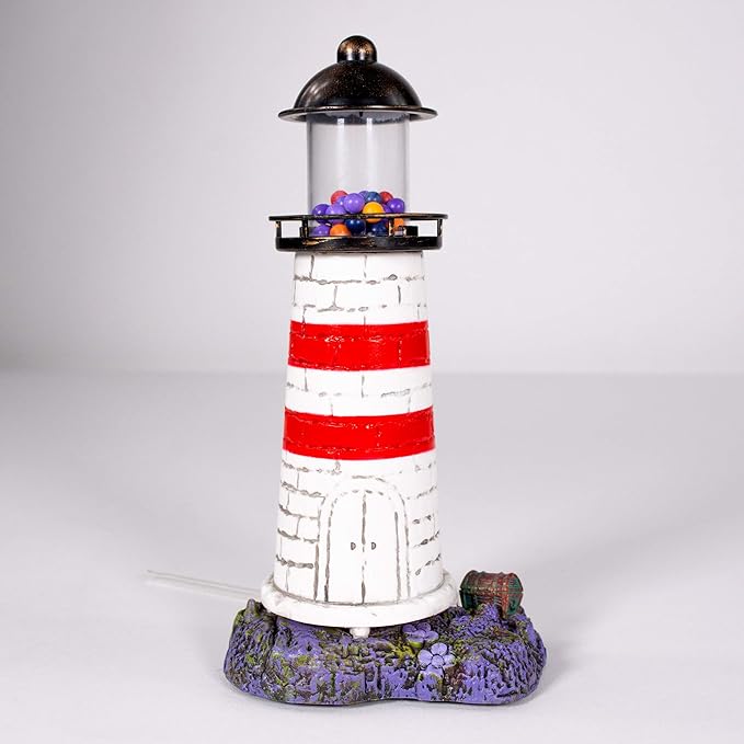 Penn-Plax Deco-Replicas Aerating Lighthouse Ornament - for Freshwater and Saltwater Aquariums