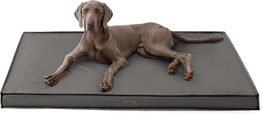 Lesure XXL Waterproof Dog Beds - Outdoor Dog Bed Washable with Oxford Fabric Surface, Extra Large Egg Orthopedic Foam Pet Bed with Removable and Durable Cover, Machine Washable