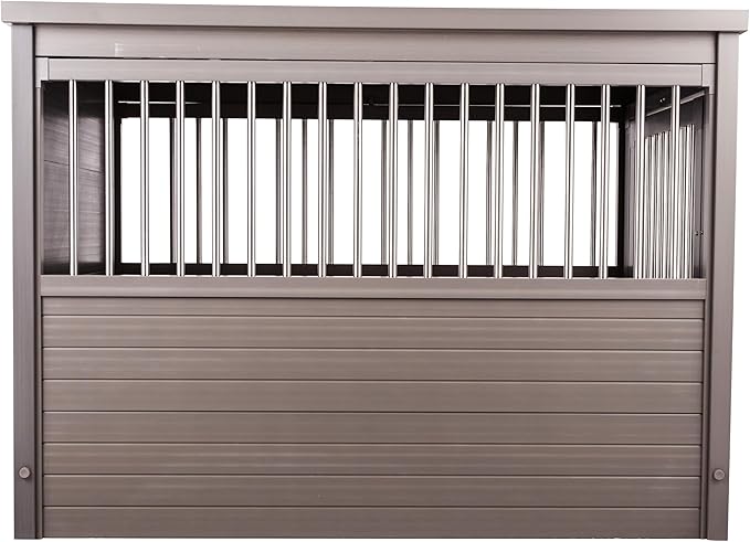 New Age Pet ecoFLEX Pet Crate/End Table, Large, Grey
