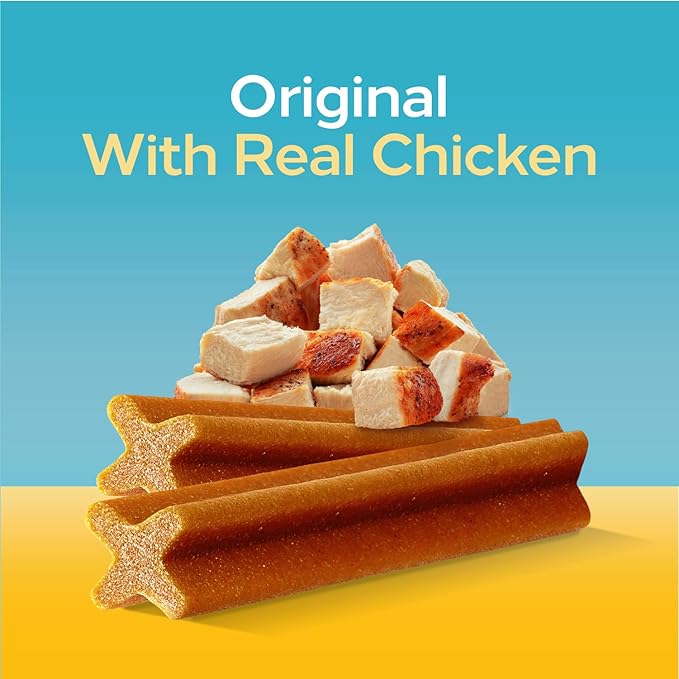 PEDIGREE DENTASTIX Toy/Small Dog Dental Treats Original Flavor Dental Bones, 5.8 oz. -24 Count (Pack of 7)
