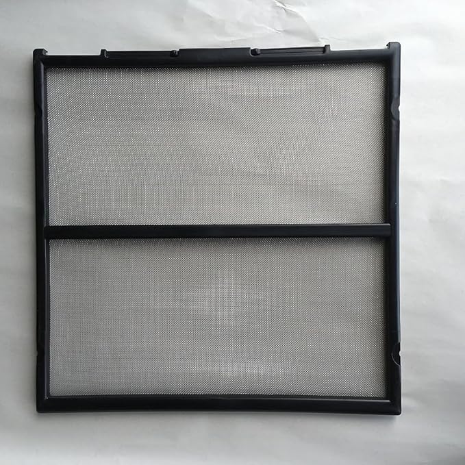 Exo Terra Terrarium  Screen  Cover, Reptile Terrarium Replacement Part, PT2615 Black 12" x 12"