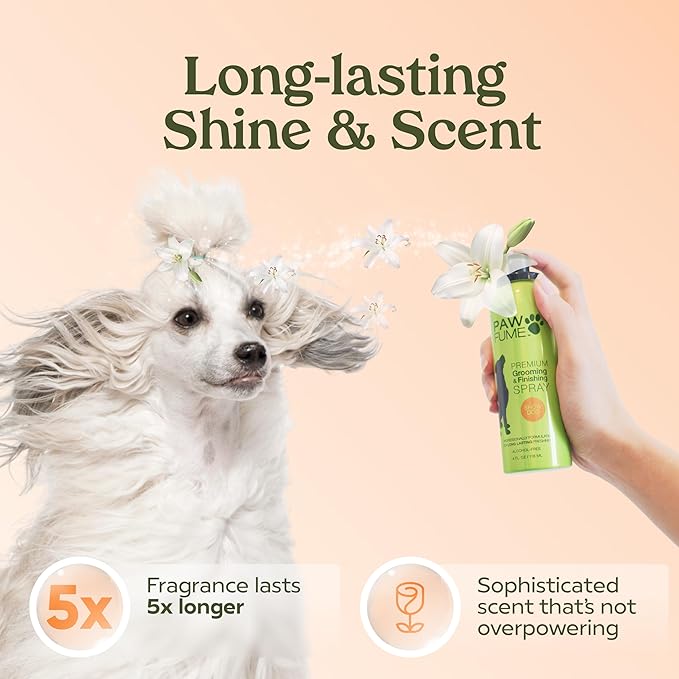 PAWFUME Premium Grooming Spray Dog Spray Deodorizer Perfume For Dogs - Dog Cologne Spray Long Lasting Dog Sprays - Dog Perfume Spray Long Lasting After Bath- Dog deodorizing Spray (Show Dog)