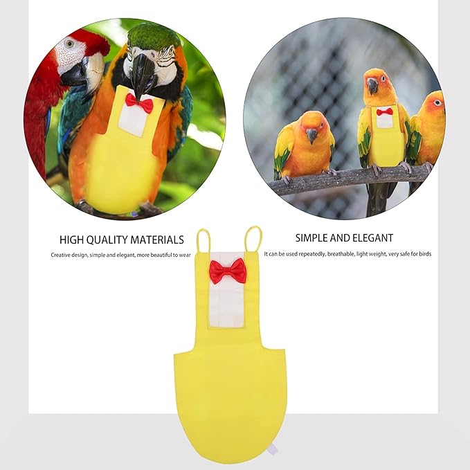 1pc Parrot Flight Suit Parrot Nappy Pet Supply Bird Flight Suit Pet Bird Supplies Parrot Diaper Clothing Birds Diaper Creative Pet Diaper Pet Bird Suit Birds Nappy Bird Apparel