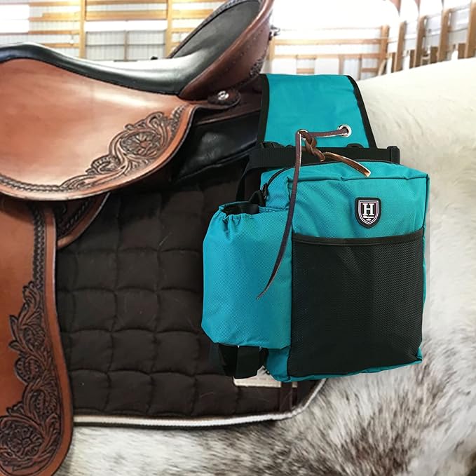 Harrison Howard Equestrian Western Saddle Bag for Horses