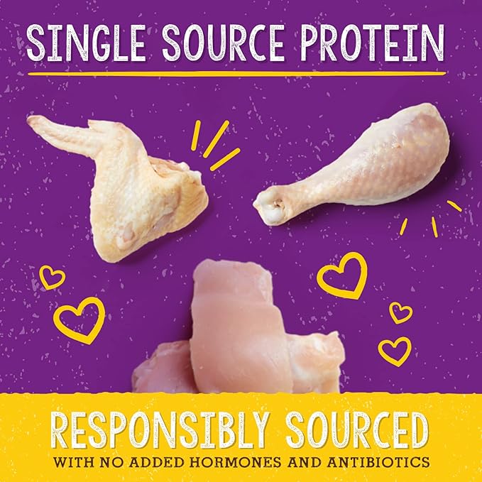 Stella & Chewy's Freeze-Dried Raw Cat Dinner Morsels – Grain Free, Protein Rich Cat & Kitten Food – Chick Chick Chicken Recipe – 3.5 oz Bag