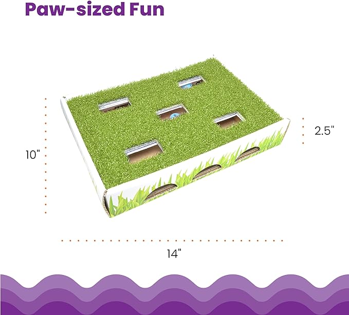 Catstages Grass Patch Hunting Box Cat Toy