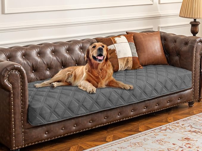 Ameritex Waterproof Dog Bed Cover Pet Blanket with Anti-Slip Back for Furniture Bed Couch Sofa