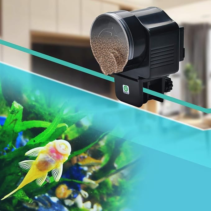 Lychee Aquarium Fish Feeder Vacation Aquarium Automatic Fish Food Dispenser Tank Feeder Timer Auto Feeders for Holiday Vacation Fish Dispenser (AF-2003)