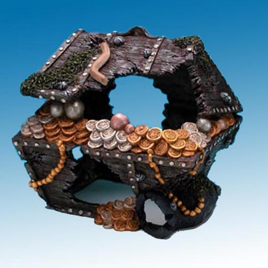 Penn-Plax RR850 Sunken Treasure Chest Aquarium Decoration