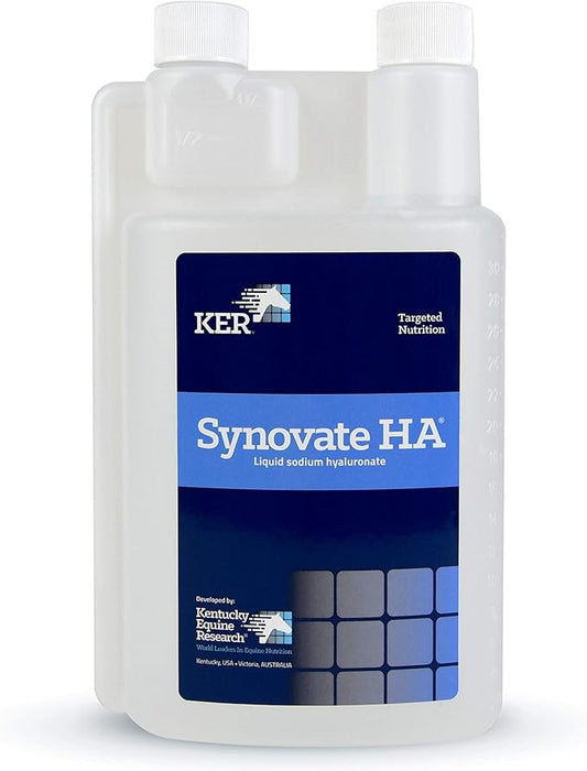 Kentucky Equine Research Synovate HA: Liquid Sodium Hyaluronate for Horses, 32 oz (64 Servings)