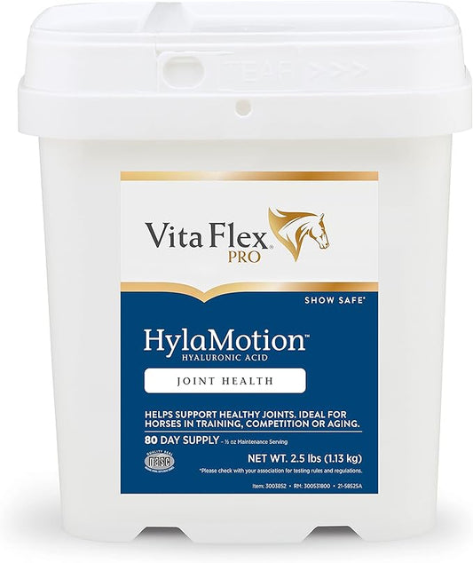 Pro Hylamotion Hyaluronic Acid Horse Joint Supplement; Ideal for Aging, Training or Competition Horses, 2.5 Pounds