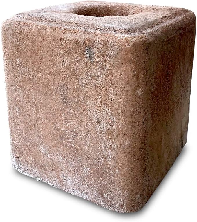 Fly-A-Salt Cattle Fly Control Block with Salt, 44 lb | 700 Feedings Per Salt Block. One Block Feeds 7 Cows for 3 Months.