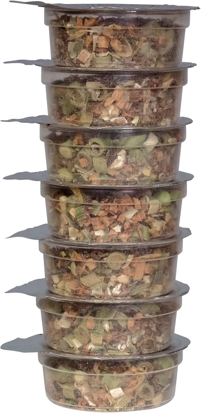 Instant Meal Veggie Mix Reptile Food 7 x 0.16-Ounce (4.6 Grams) Cups