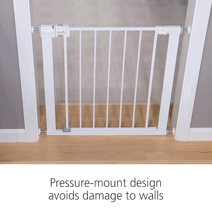 Safety 1st Easy Install 28" High Walk Thru Gate, Fits Between 29" and 38"