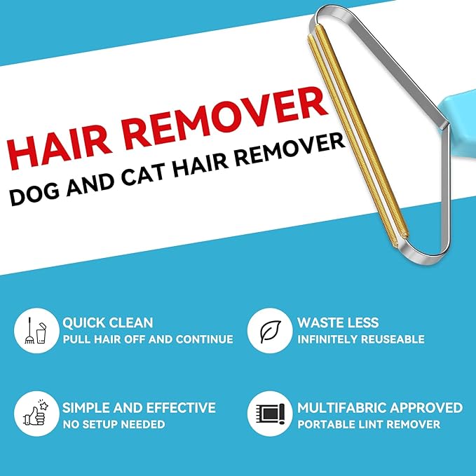 Pet Hair Remover,Pet Hair Removal Tool,Cleaner Pro Pet Hair,Fabric Shaver,Lint Remover,Lint Cleaner Pro,Carpet Rake,Dog Hair Remover and Cat Hair Remover for Rugs,Couch,Pet Towers