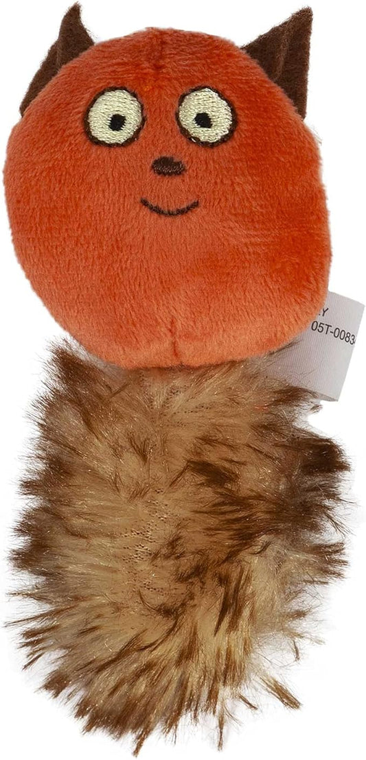 JW Cataction Catnip Squirrel Toy, Multicolor