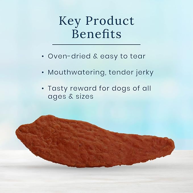 Blue Buffalo True Chews Premium Jerky Cuts Natural Dog Treats, Steak 20 oz bag