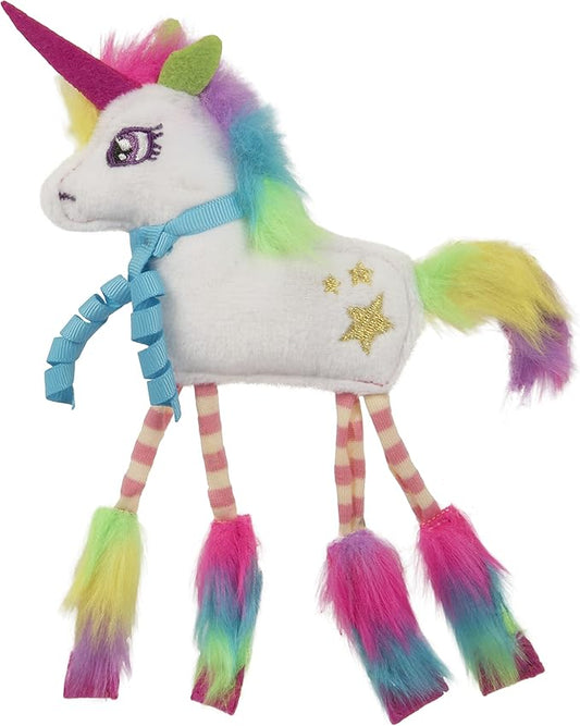 SmartyKat Dazzle Unicorn Crinkle Plush Catnip Cat Toy - White, One Size