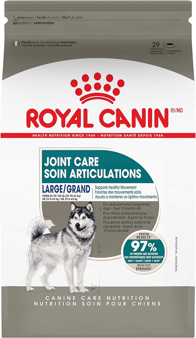 Royal Canin Canine Care Nutrition Large Joint Care Dry Dog Food, 30 Lb bag