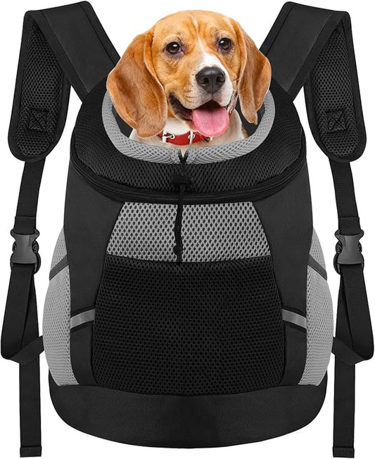 Dog carrier backpack dog carriers for small dogs Breathable head out Design with reflective safe Dog backpack carrier for Small Medium Dogs Cats