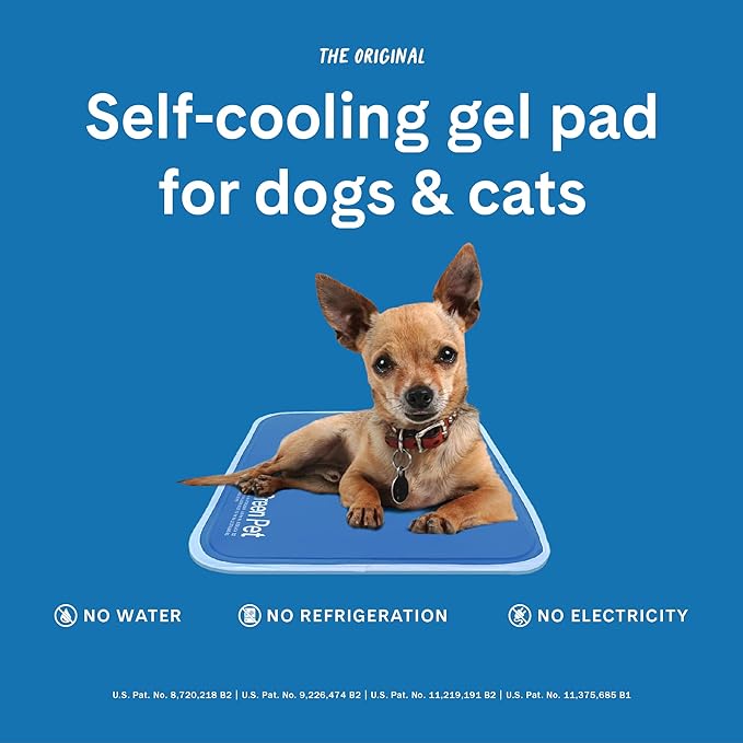 The Green Pet Shop Dog Cooling Mat, Extra Small - Pressure Activated Pet Cooling Mat for Dogs and Cats, Sized for XS Pets (0-8 Lb.) - Non-Toxic Gel, No Water Needed for This Dog Cooling Pad